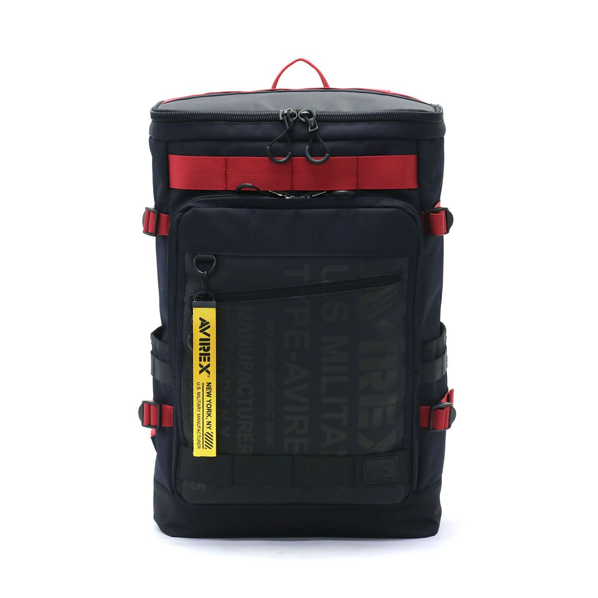 アビレックス バッグ AVIREX アヴィレックス リュック SUPER HORNET バックパック A4 B4 PC収納 30L 大容量 メンズ レディース AVX598 コンxアカ(68)