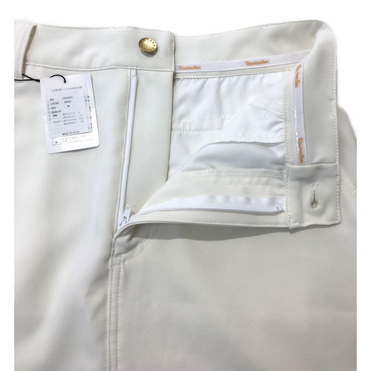 未使用品 レディース レザレクション Resurrection スカート M 白