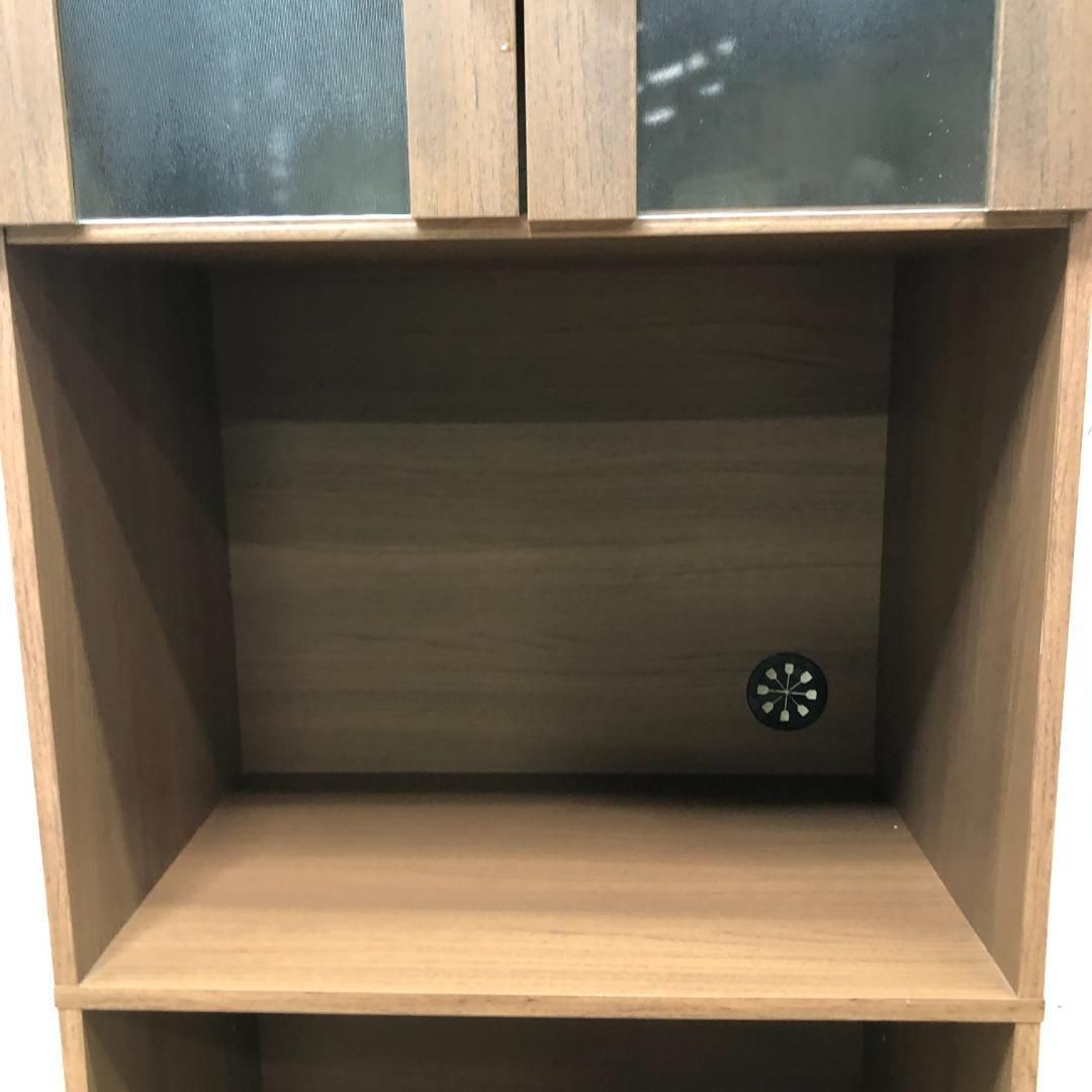 スライド棚付き 炊飯器やレンジ収納に便利