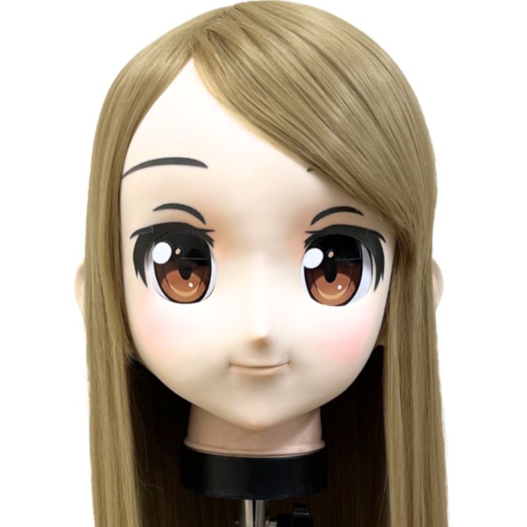 ドール面　レンズアイ付き　コスプレ　アニメマスク　仮装　着ぐるみ KAWAII Little-03 コスプレマスク アニメマスク ドール面 仮装