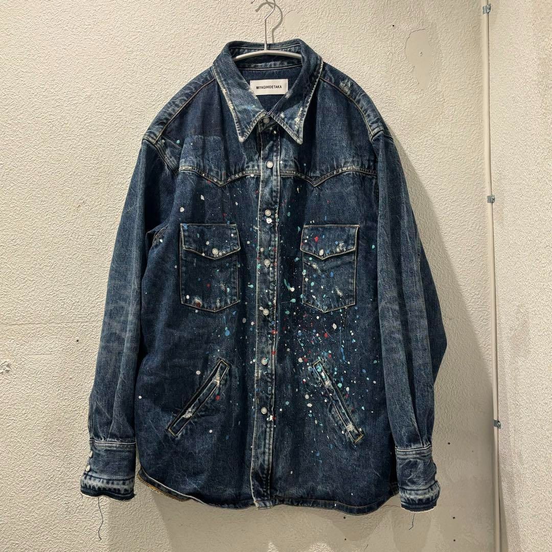MIYAGIHIDETAKA リメイクデニムジャケット　size2 MIYAGIHIDETAKA リメイクデニムジャケット size2 MIYAGIHIDETAKA