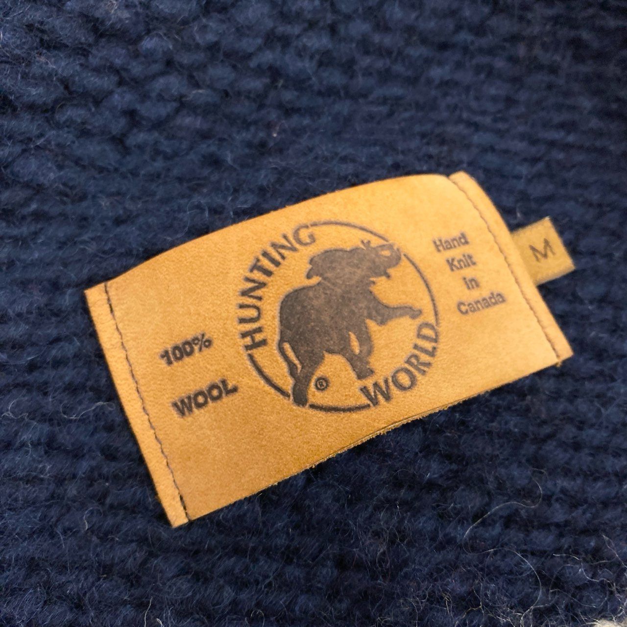 37i30《美品》HUNTING WORLD ハンティングワールド カウチンセーター 