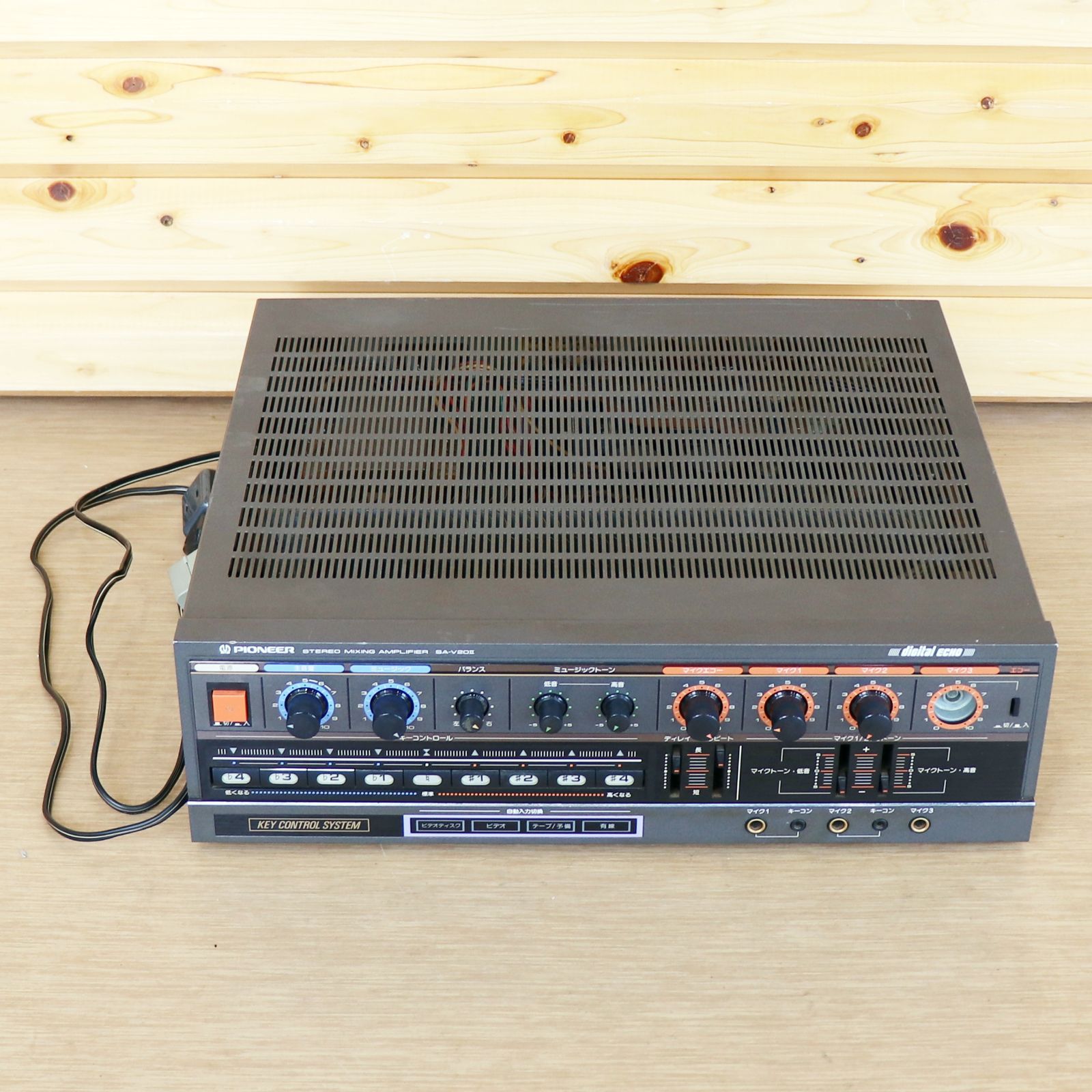 新潟発 パイオニア アンプ SA-V20Ⅱ プリメインアンプ 通電 ヴィンテージ カラオケ ステレオ 音楽 鑑賞 飲食店 業務用 Pioneer