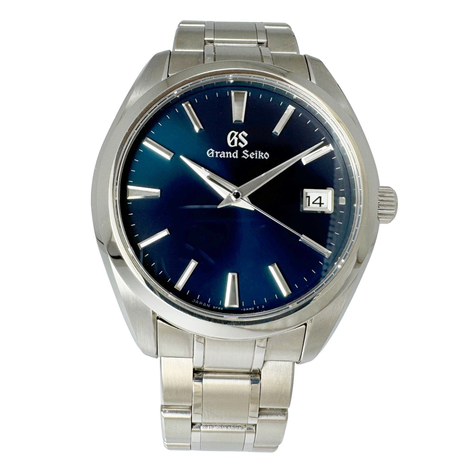 Grand Seiko グランドセイコー SBGV233 チタン メンズ腕時計 ヘリテージコレクション 9F クオーツ ブルー文字盤 外装仕上げ