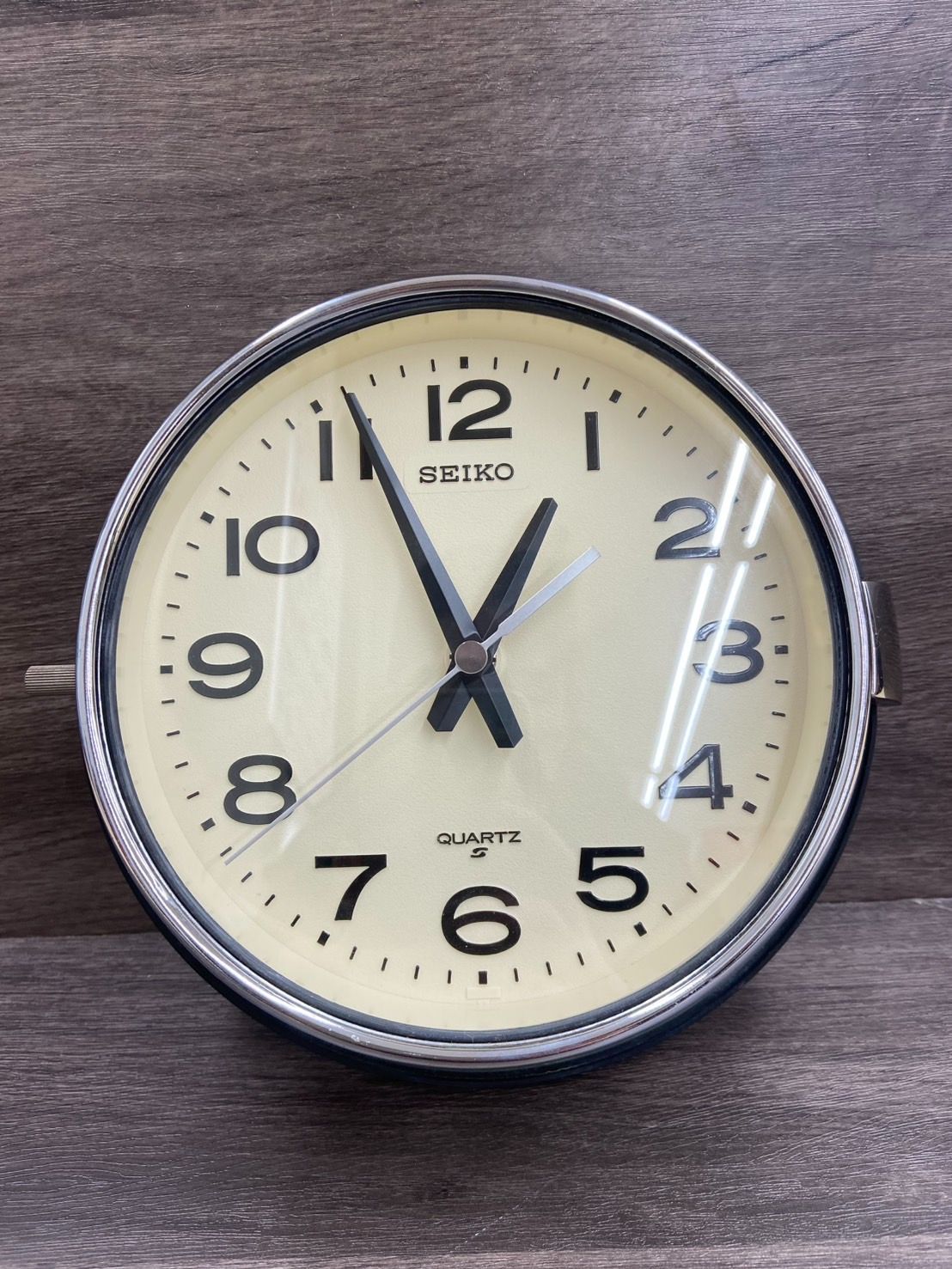 SEIKO 船舶時計 防塵型掛時計 掛け時計 クォーツ KS474M - メルカリ