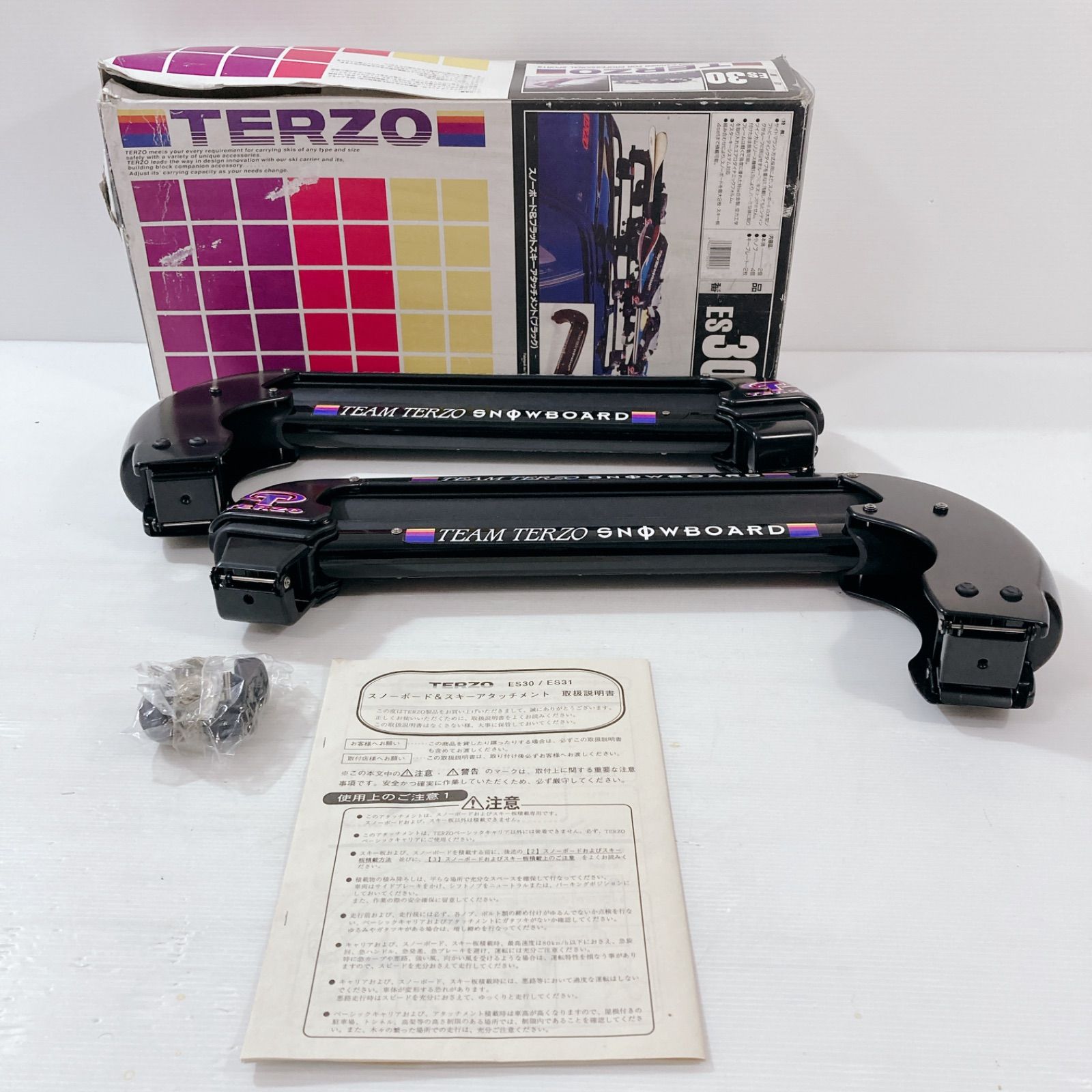 ☆未使用☆TERZO ES8 スキー＆スノーボードキャリア/斜め積み☆