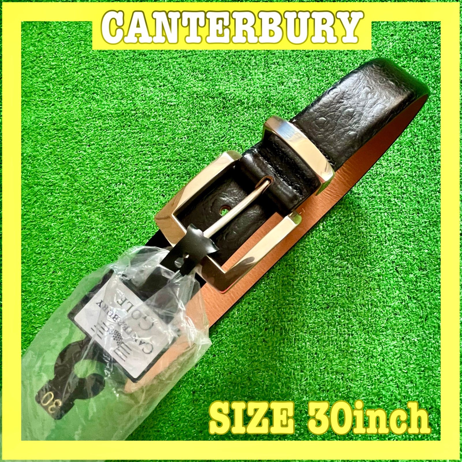 【新品】CANTERBURY GOLF 本革 カナダ製 ゴルフベルト 30