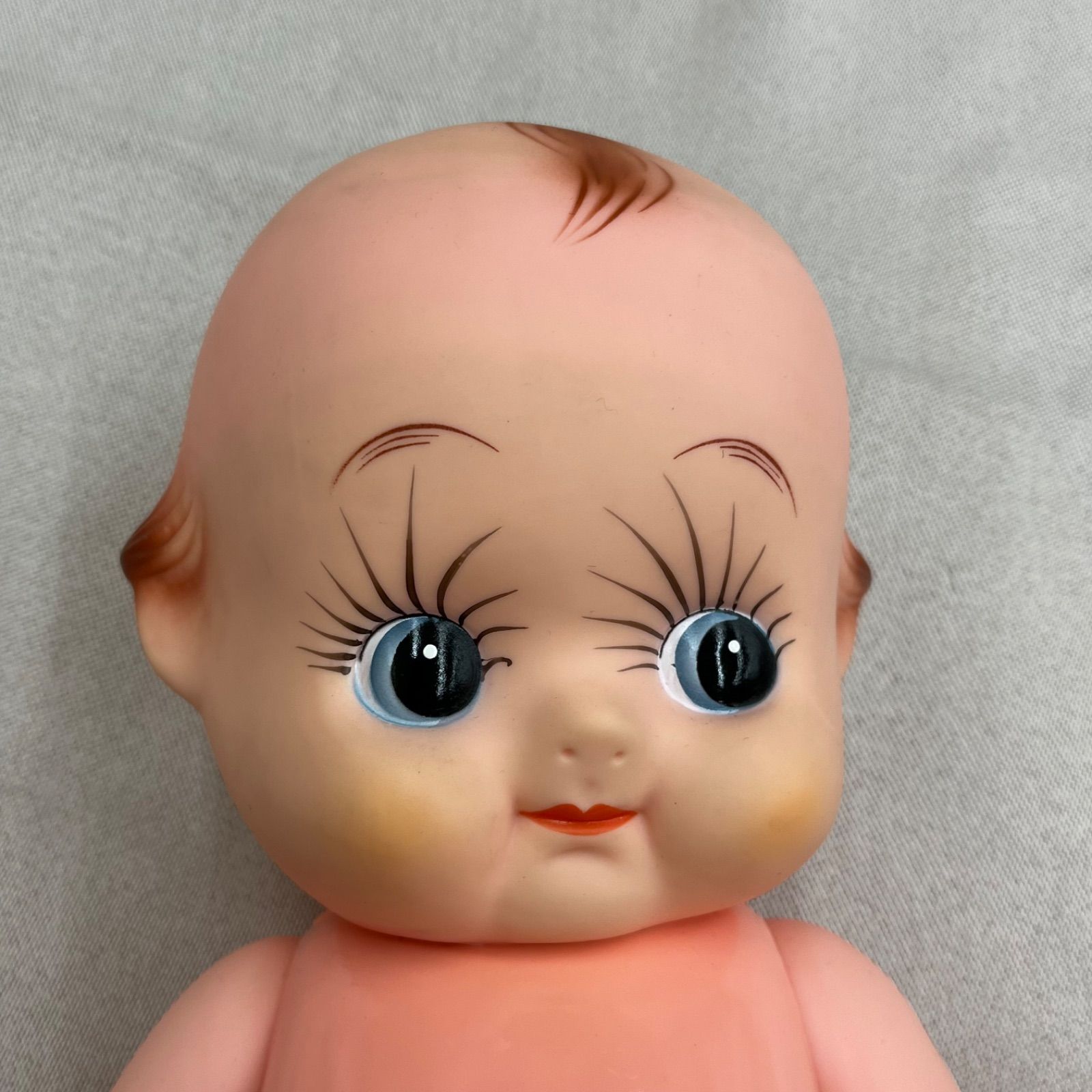 レア】キユーピー 人形 キューピー ソフビ 昭和 レトロ 可動式 自立