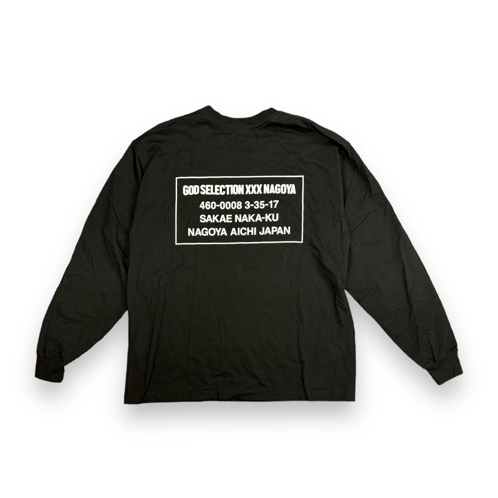 GOD SELECTION XXX 名古屋限定 BOX LOGO L/S ボックスロゴ プリント ...