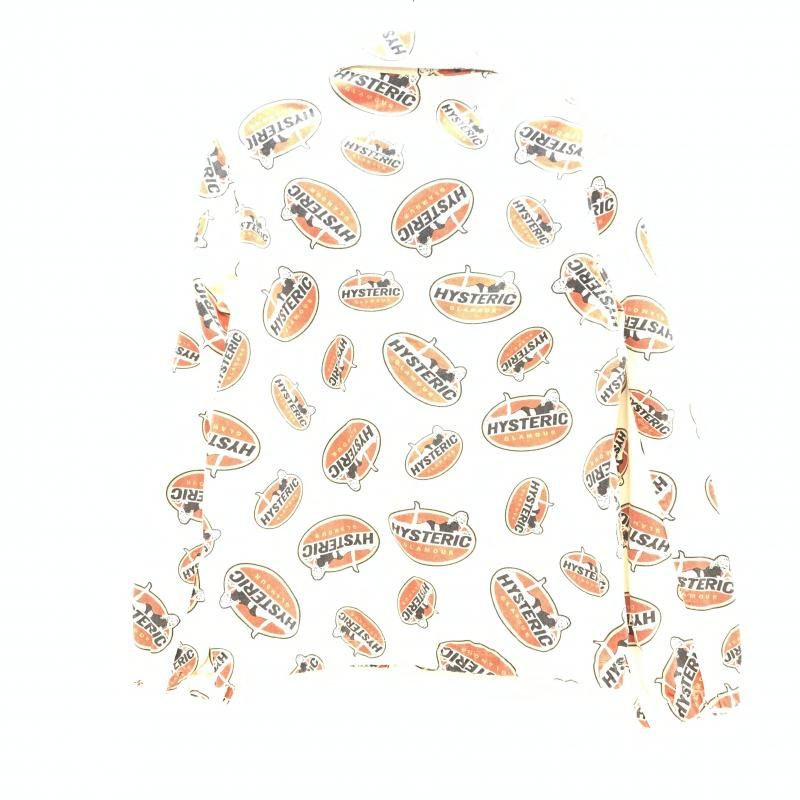 【中古】HYSTERIC GLAMOUR　OVALWOMAN柄ジップアップブルゾン　S　02221AB04　ヒステリックグラマー[92][240092273532] 中古】HYSTERIC GLAMOUR OVALWOMAN柄ジップアップブルゾン S 02221AB04