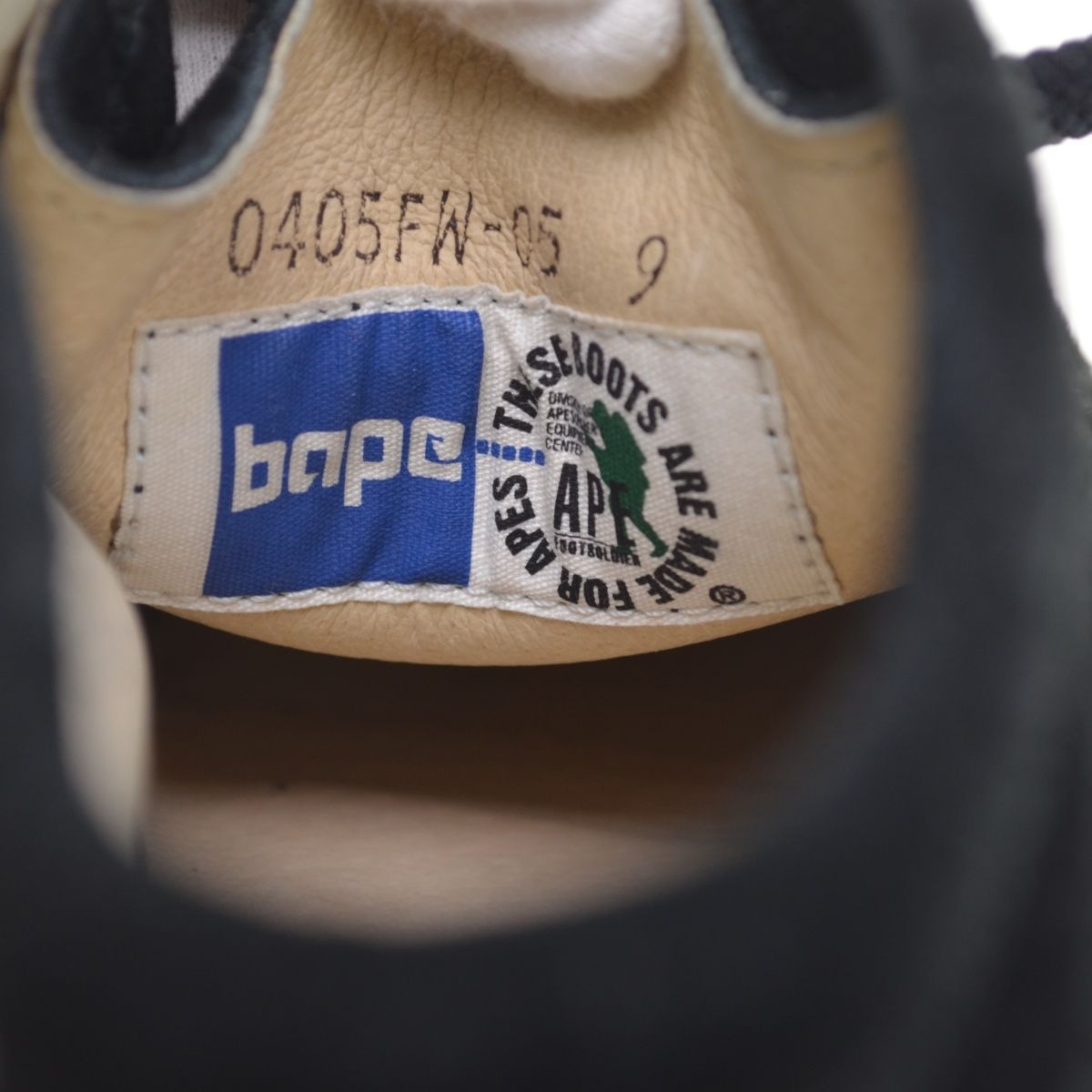 27cm【A BATHING APE / アベイシングエイプ】00s 04AW archive MANHUNT