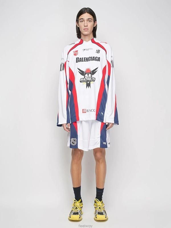 新品 BALENCIAGA ホッケーシャツ