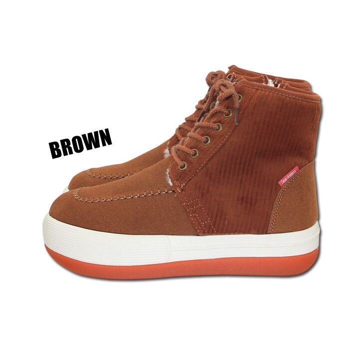  コーデュロイ ボア ボーダー ブーツ 25 5 cm 27 0 ムートンブーツ ブーツ 革靴