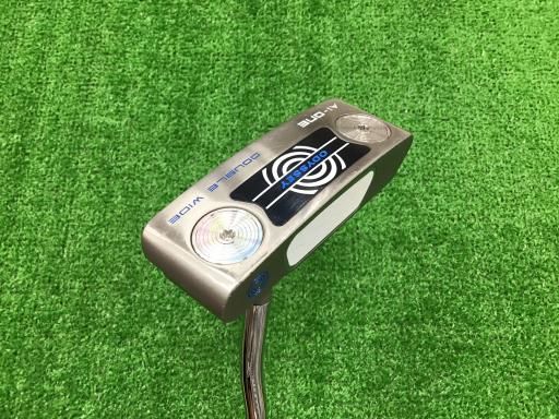 【超激得，品質保証】 【中古】 オデッセイ Ai-ONE DOUBLE WIDE DB シルバー 33インチ パター PT STROKE LAB 90 スチール (フレックスその他) メンズ 男性用 右利き 右用 Cランク ゴルフクラブ パター