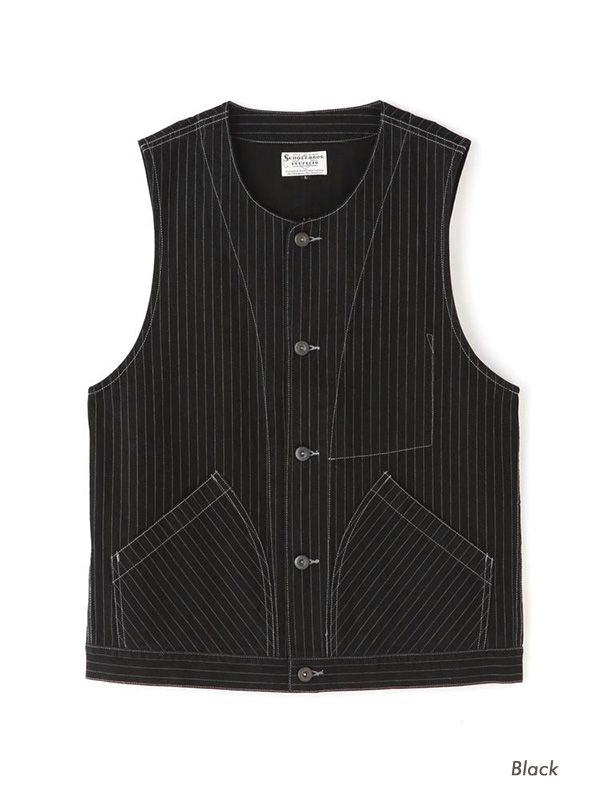 Schott ショット ヒッコリー ストライプ ベスト メンズ レディース OLD 