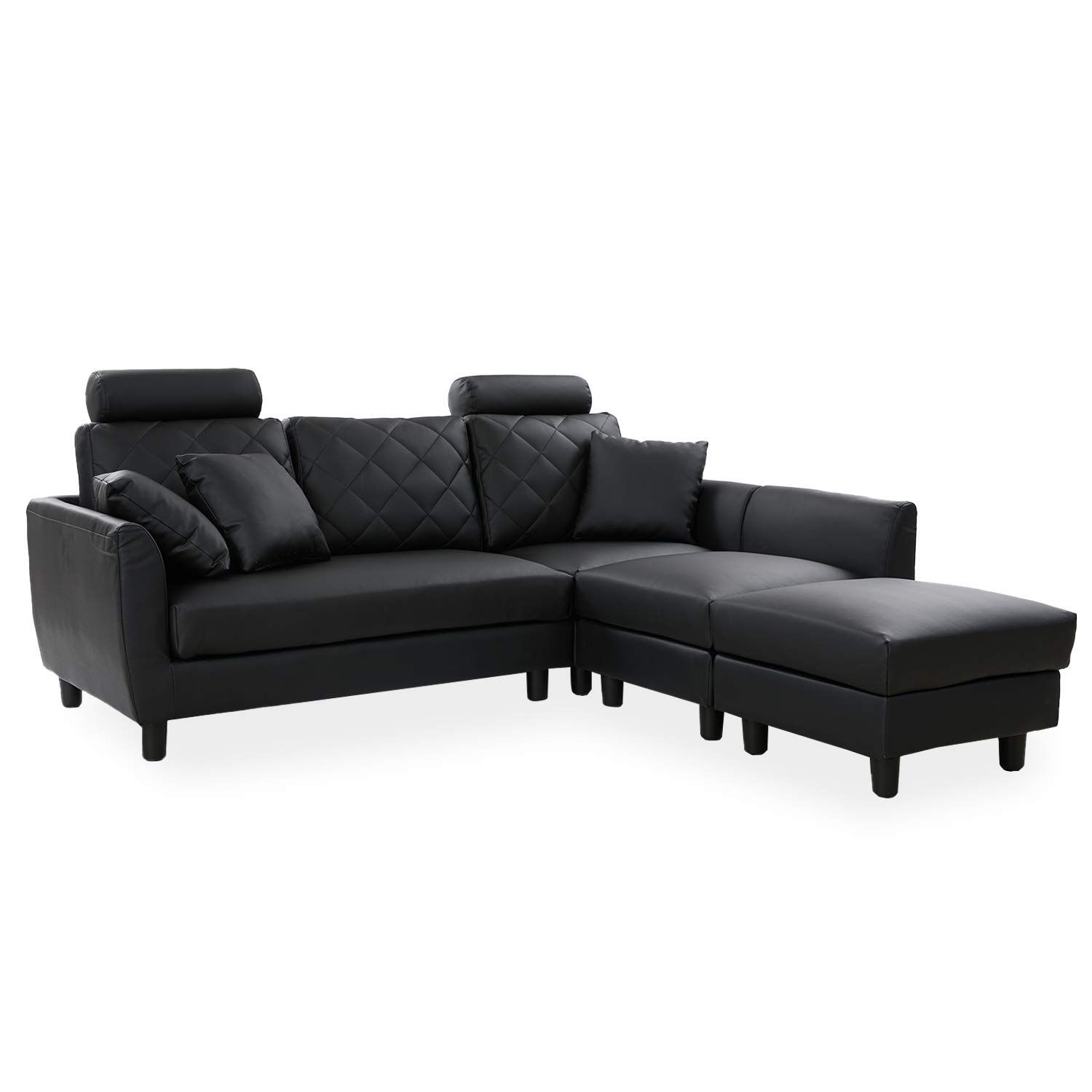 DefTech microデザイン】LOWYA TS2TB ソファ 『TS2TB』2.5Pソファ