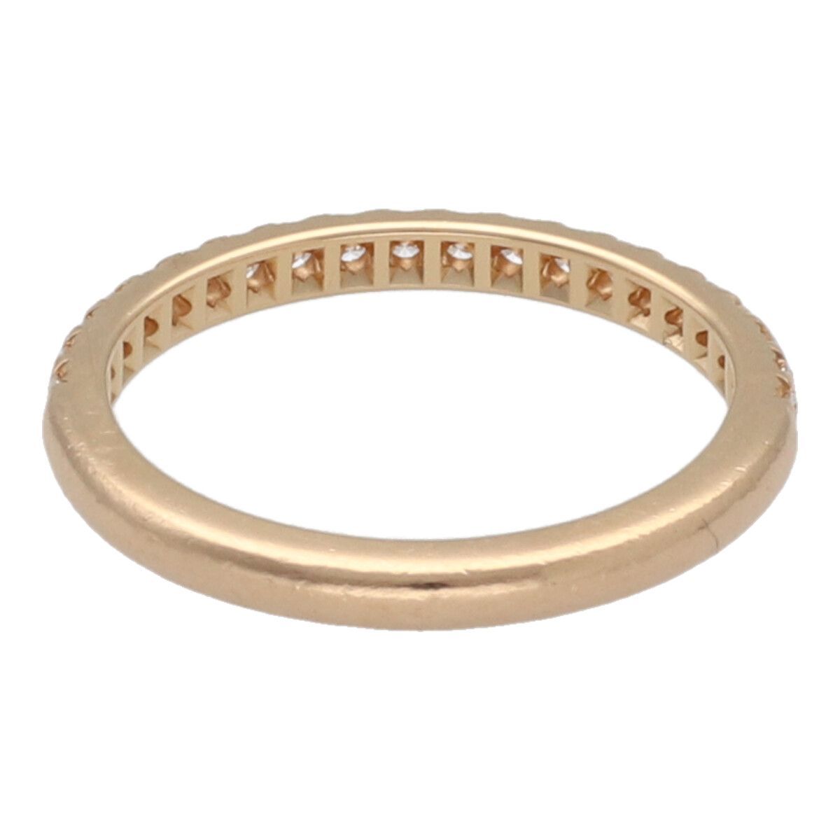 中古】 Tiffany ＆ Co. ティファニー ソレスト ハーフエタニティリング 