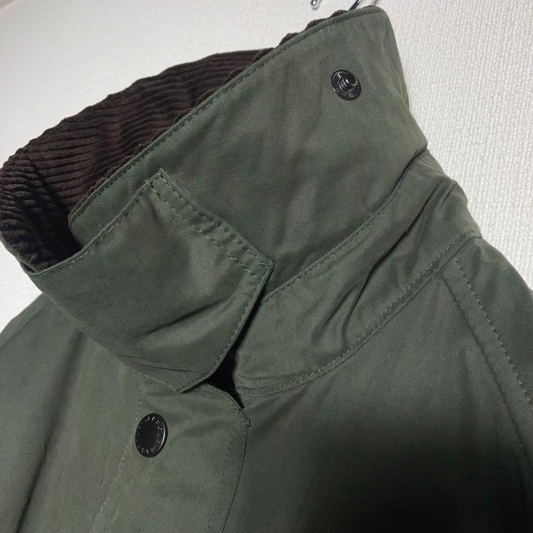 【人気モデル】バブアー 襟コーデュロイ L ノンオイル スペイジャケット本日まで 美品】バブアー スペイノンオイルジャケット 襟コーデュロイ