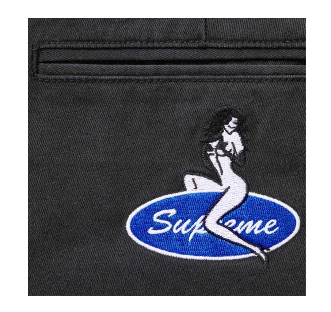 Supreme シュプリーム ブラック　チノパン　 ポケット　w34 Y Supreme シュプリーム 20AW 2-Tone Cinch Pant 2トーン チノ