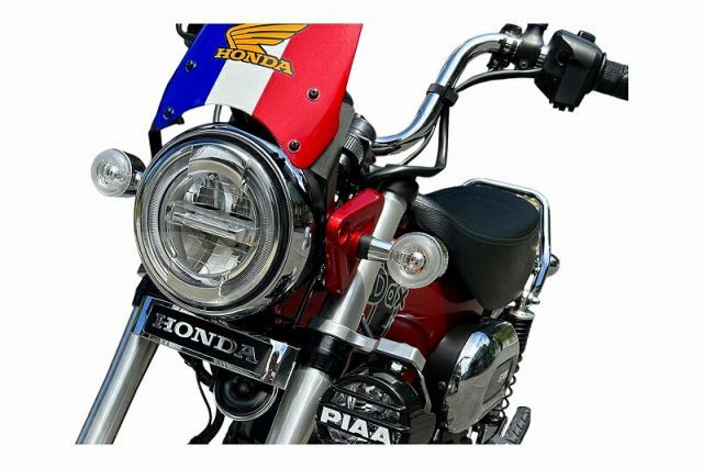 モンキーフォークHONDAエンブレム(大)&ブラケットNO1843 モンキー