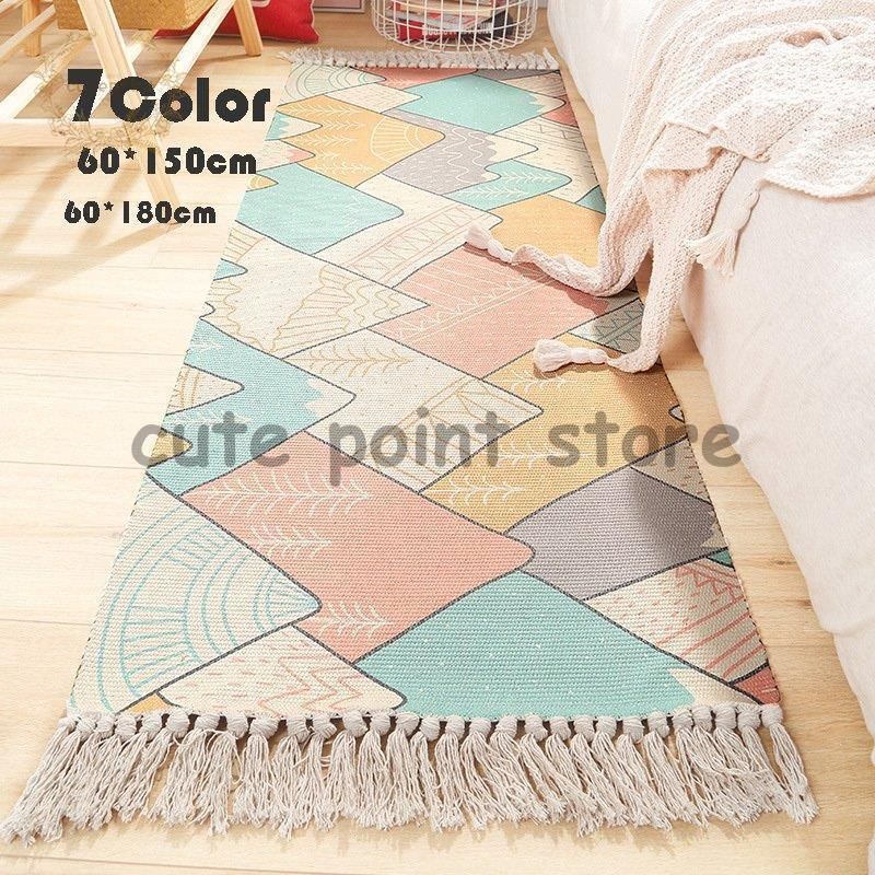 ミニギャベ○32×37㎝○手織○本物○新品未使用 遊牧民が紡ぐギャッベ