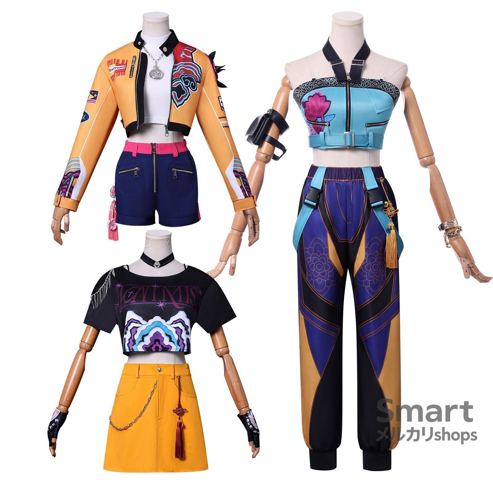 コスプレ 衣装 ゾーイ Demon Hunters アニメ風 フルセット キャラクター 仮装 二次元服 M250909-5