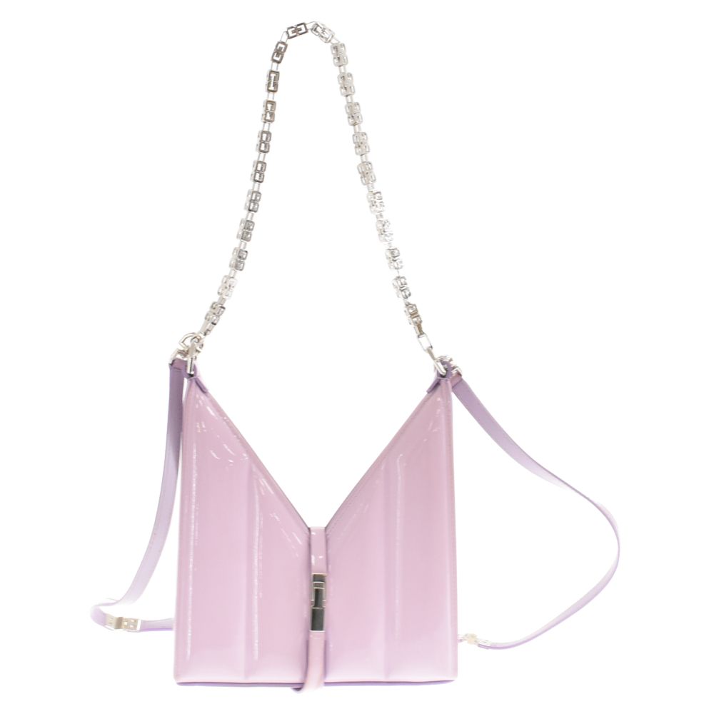 GIVENCHY (ジバンシィ) Cut Out バッグ キルティング加工エナメル 