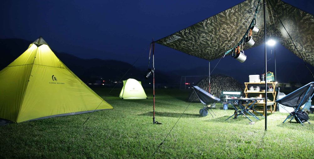 ゴールド 充電式LEDランタン