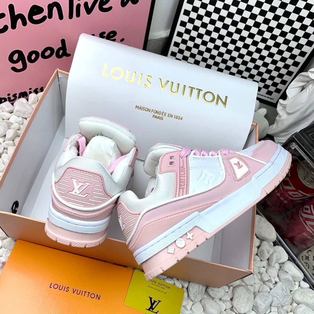 LOUIS VUITTON Trainer レザーカジュアルロートップファッション