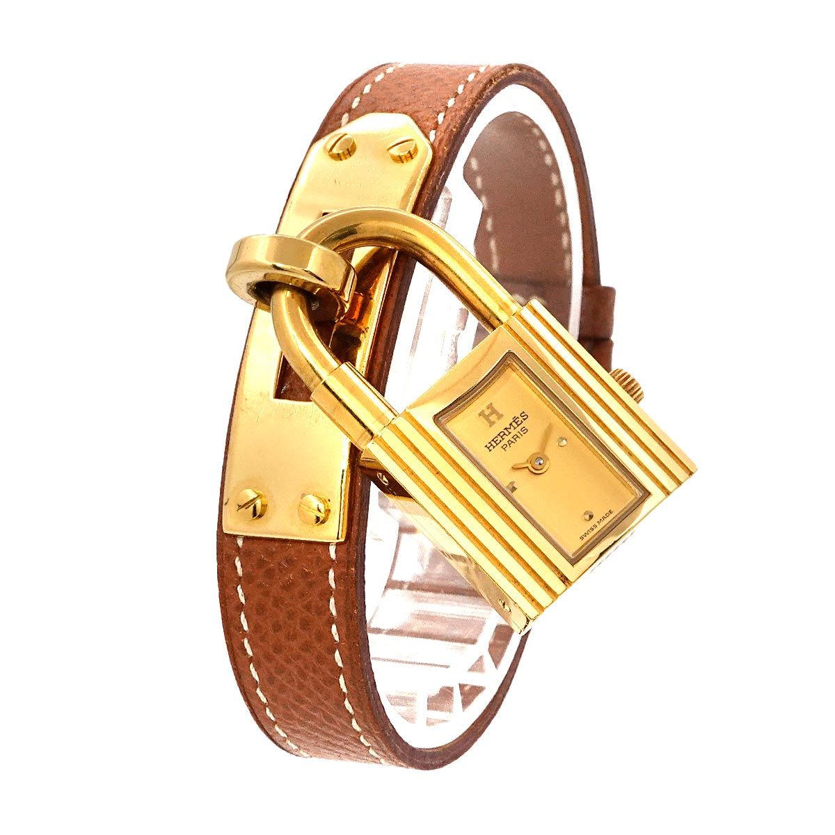 HERMES ケリーウォッチ ヴィンテージ レディース 腕時計 ゴールド