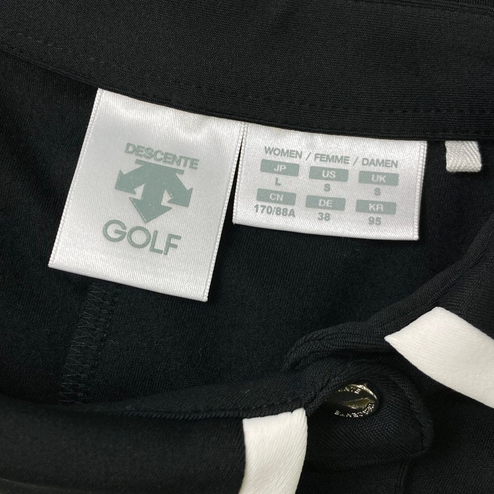 サイズ：L DESCENTE GOLF デサントゴルフ アシンメトリー 長袖