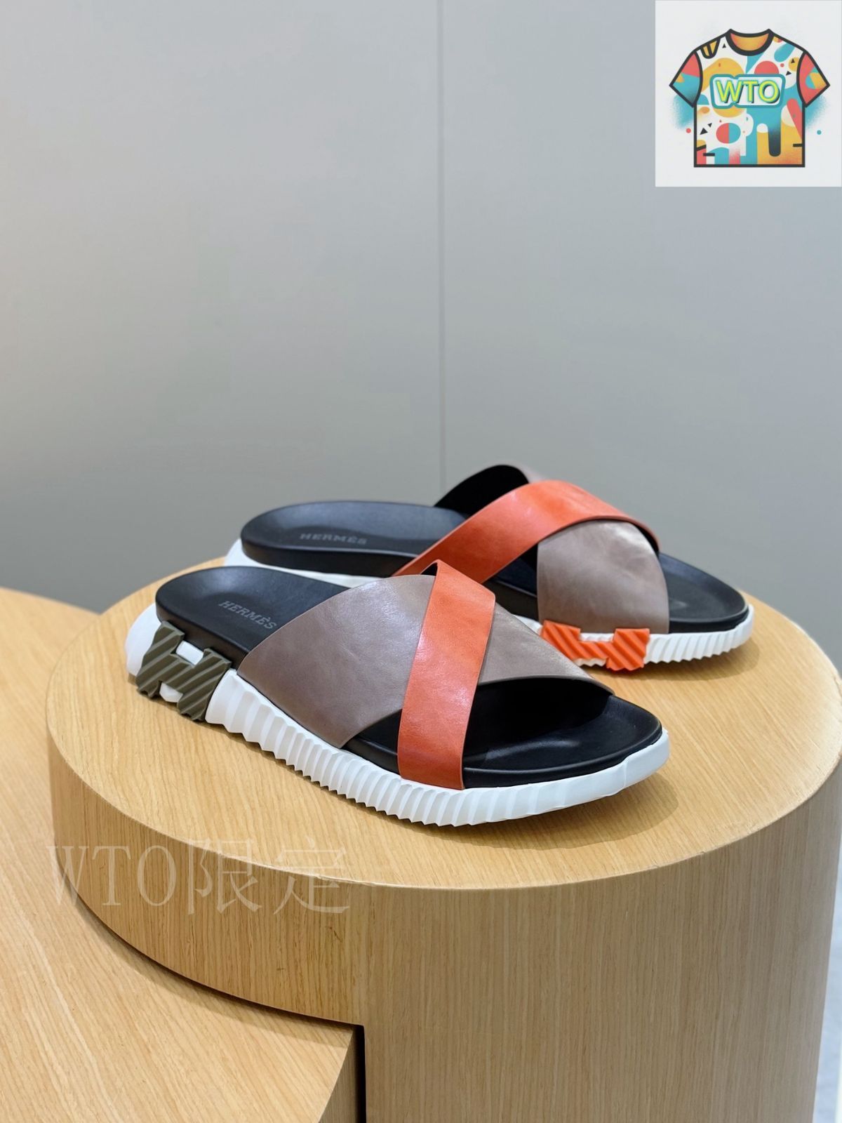 HERMES エルメス メンズ サンダル スリッパ05-3 - メルカリ
