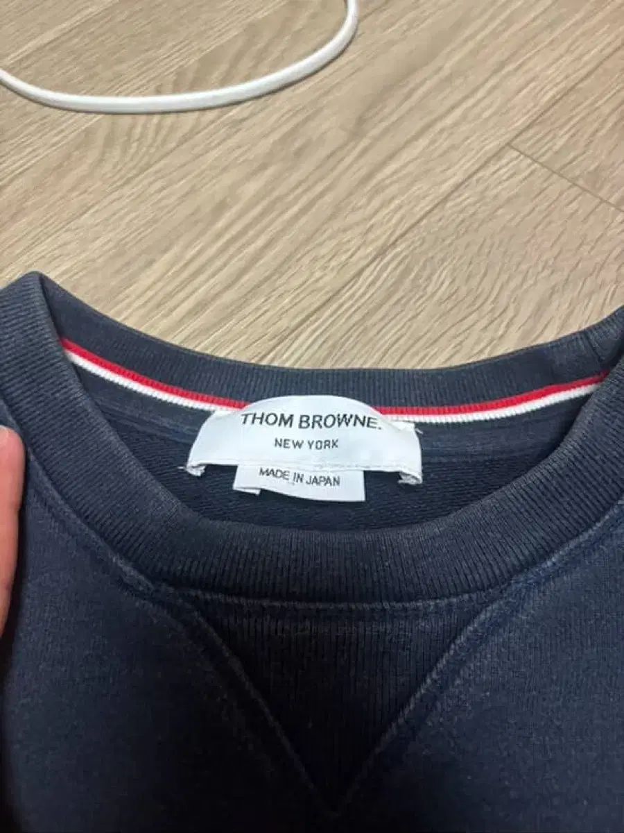 5サイズ トム ブラウン 四本サイドライン ネイビー スウェット 5サイズ