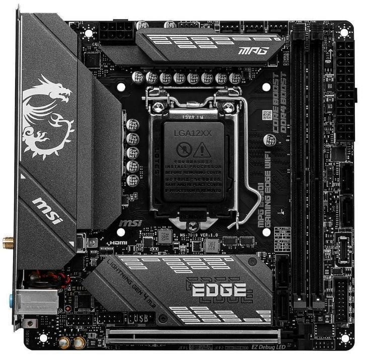 【大得価，お買い得】 MSI MPG B560I GAMING EDGE WIFI LGA 1200 Mini ITX Intel Motherboard グラフィックボード・グラボ・ビデオカード