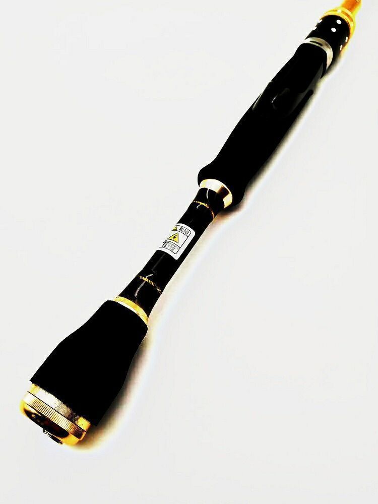  筏竿 ２ 穂先 2ピース 長さ調節 97.5-120 cm チヌ ブラック フライロッド ロッド