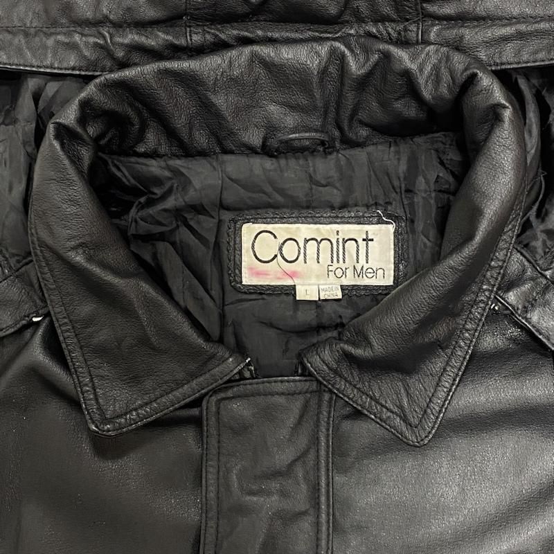 Comint leather outlet coat