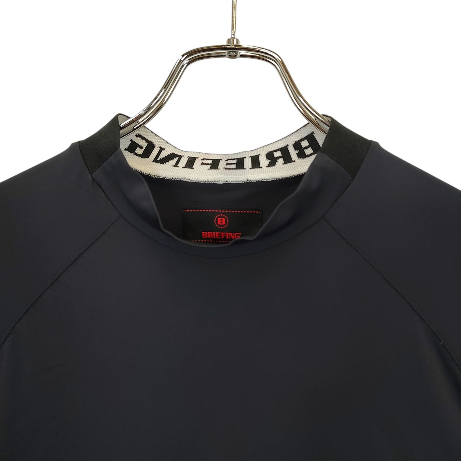 【2025年】エレガントファッションを上品に着 24SS ブリーフィングゴルフ GOLF BRIEFING LOGO MOCK RIB BACK メンズウェア