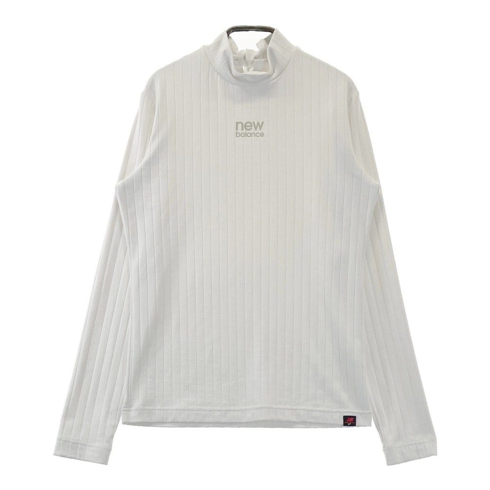 サイズ：1 NEW BALANCE GOLF ニューバランス  ハイネック長袖Tシャツ  ホワイト系 [240101454293] ゴルフウェア レディース ストスト サイズ：1 NEW BALANCE GOLF ニューバランス ハイネック長袖T