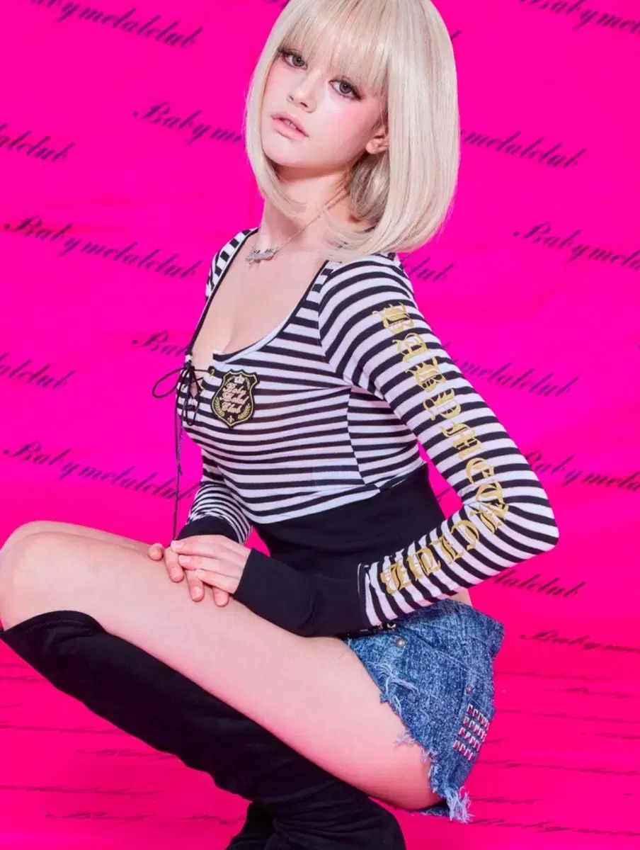 ベイビーメタルクラブ ベメクル アリア トップス ブラック aria top