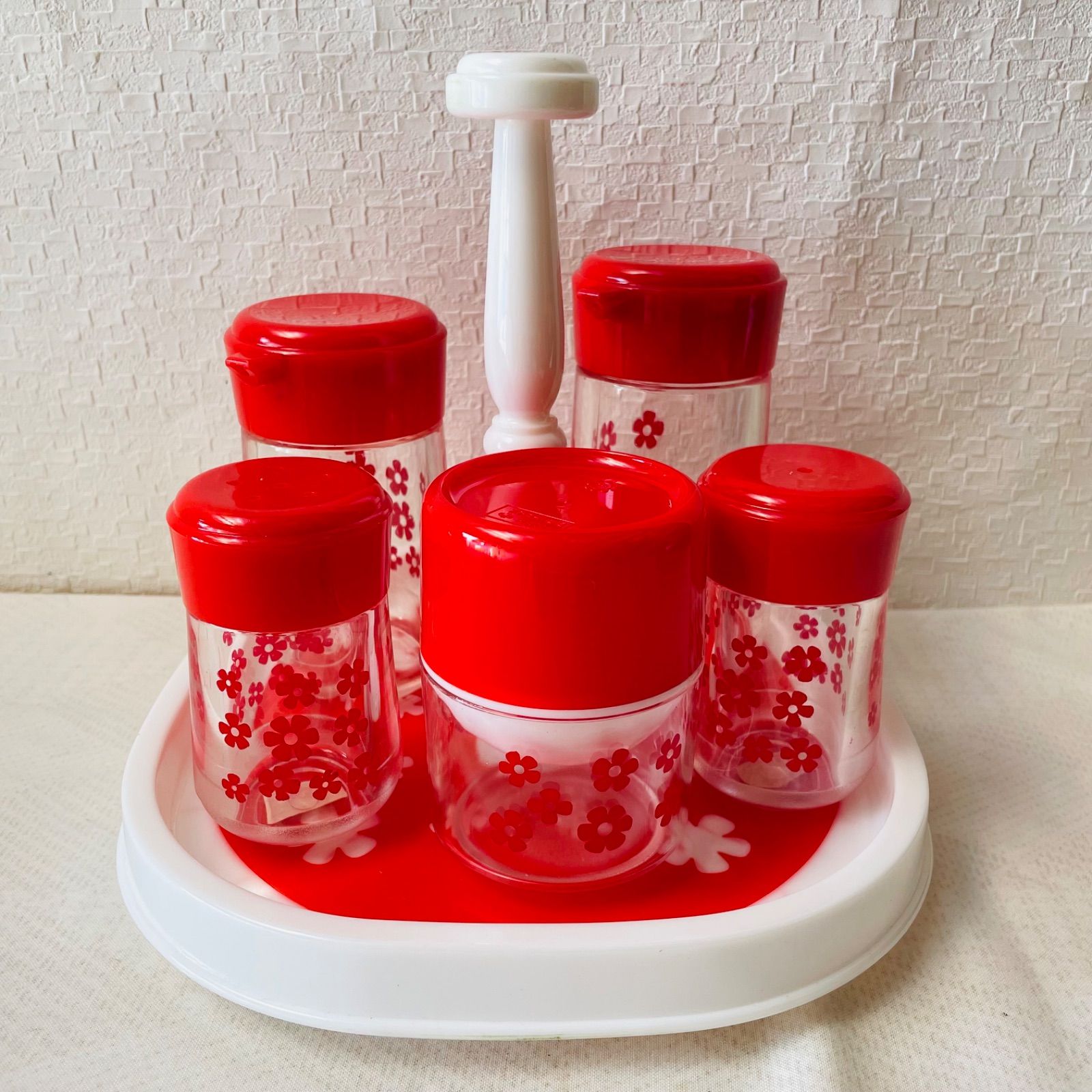 昭和レトロ専用食品保存容器 せっと 昭和レトロ 保存容器 2個セット（おろし付き）/ ストッカー 蓋物