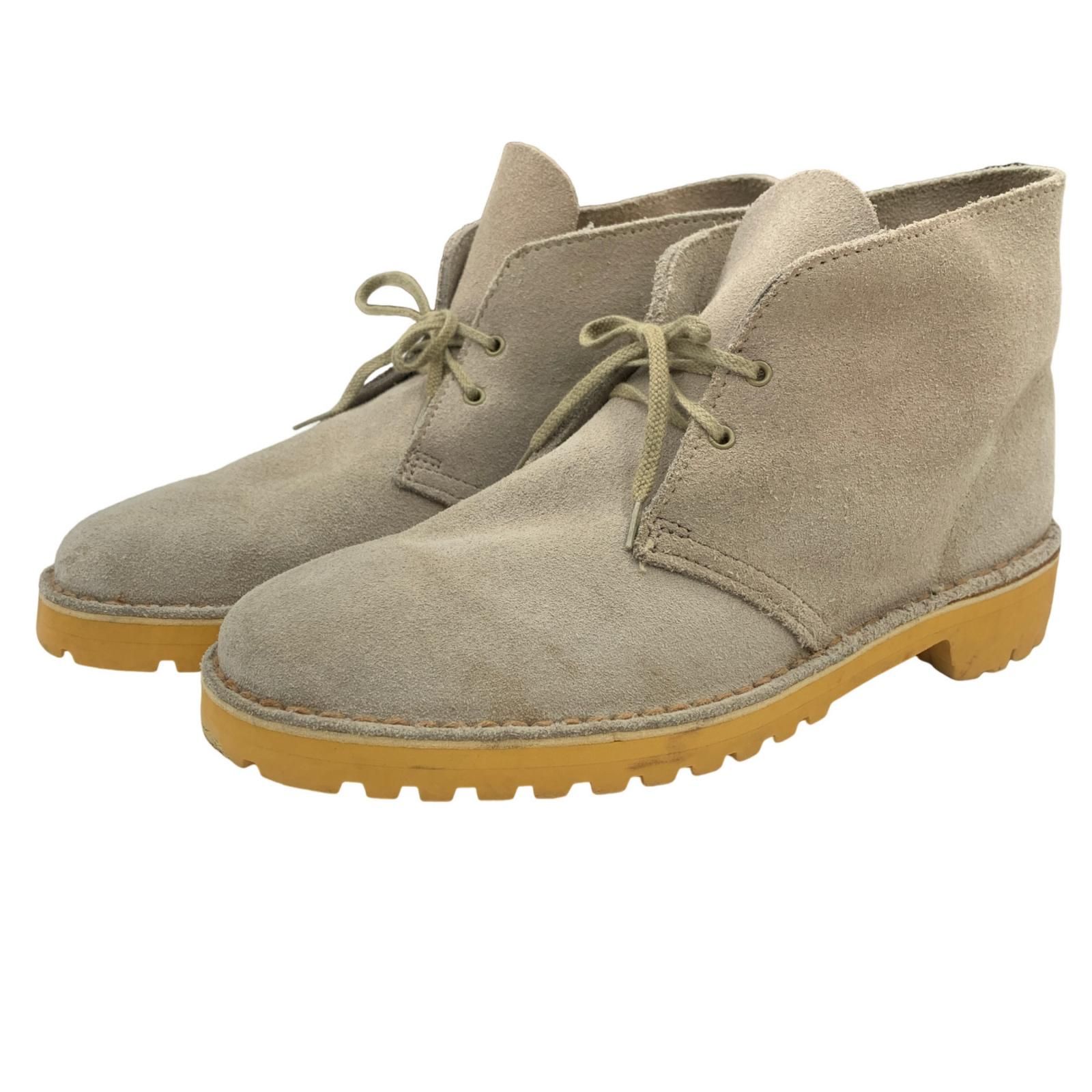 クラークスClarks Desert Khan 56 サイズ8.5 ベージュ クラークス ] Clarks Desert Khan デザートカーン スエード