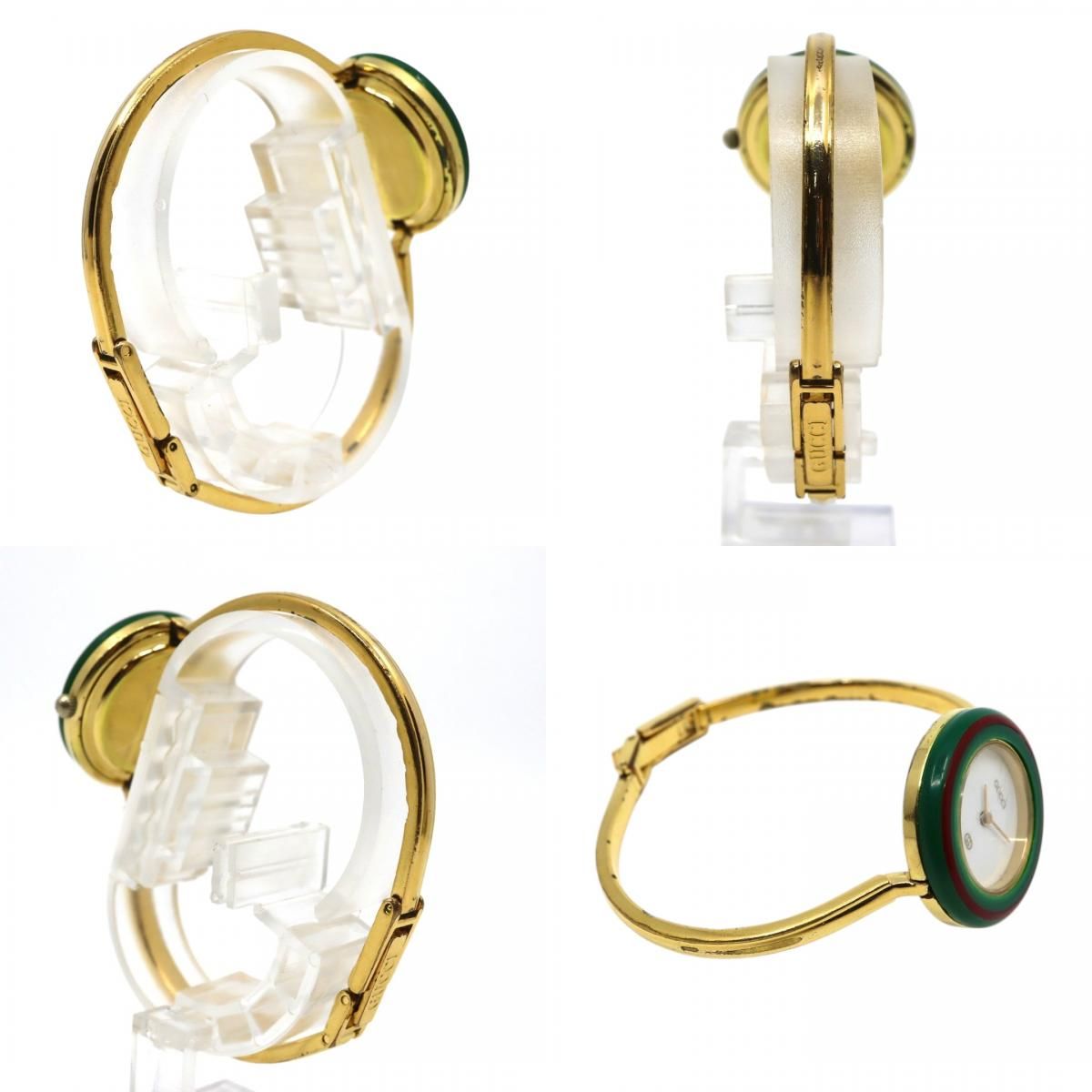 美品/電池交換済】グッチ GUCCI チェンジベゼル 11/12 腕時計