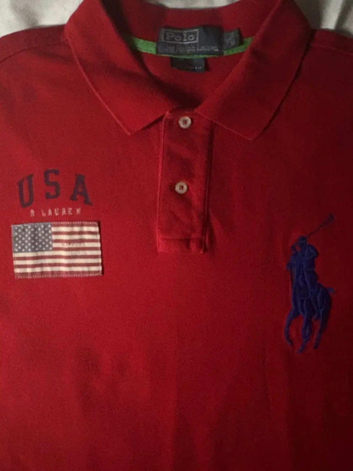 POLO RALPH LAUREN ビッグポニー ポロシャツ 星条旗 USA POLO RALPH LAUREN ポロ・ラルフローレン ビッグポニー 星条旗