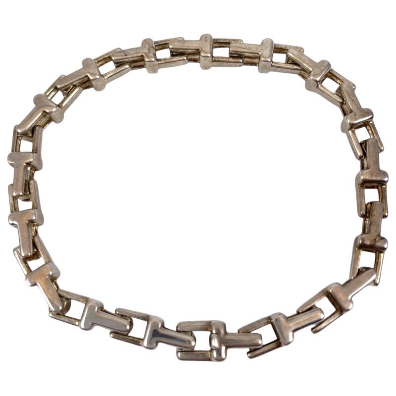 TIFFANY&Co.】ティファニー Tナロー チェーン ブレスレット シルバー