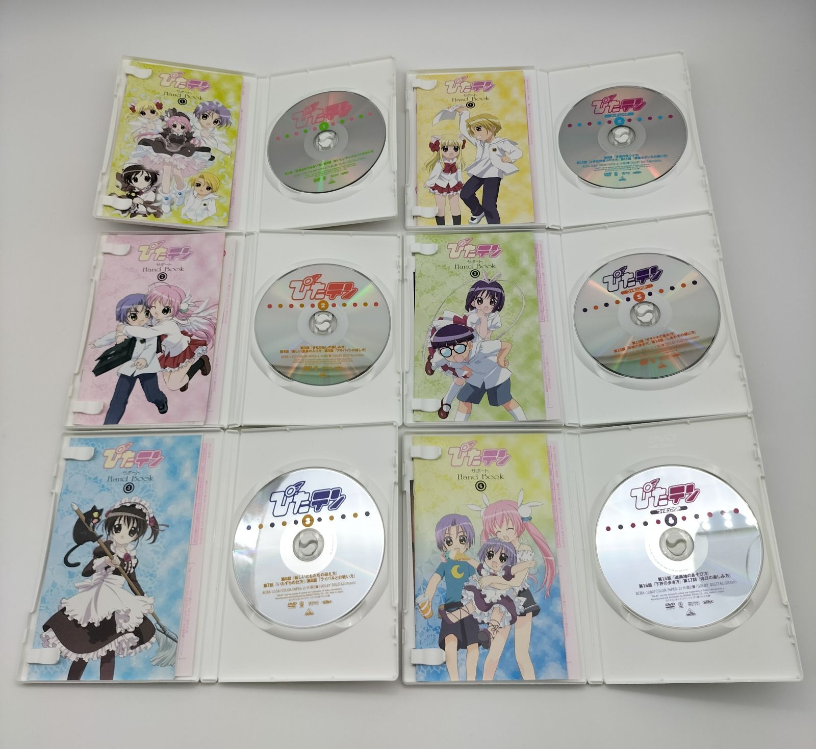 アニメ　ぴたテン　DVD BOX セット　帯付き 10】 帯付! ぴたテン 1〜9巻 DVD ボックスセット - メルカリ
