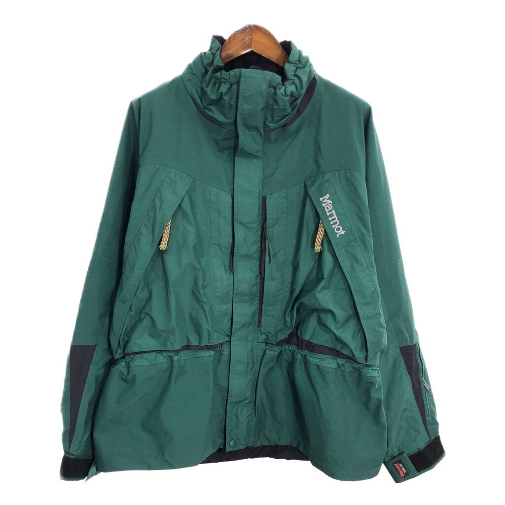 MARMOT マーモット ナイロン マウンテンパーカー アウトドア グリーン