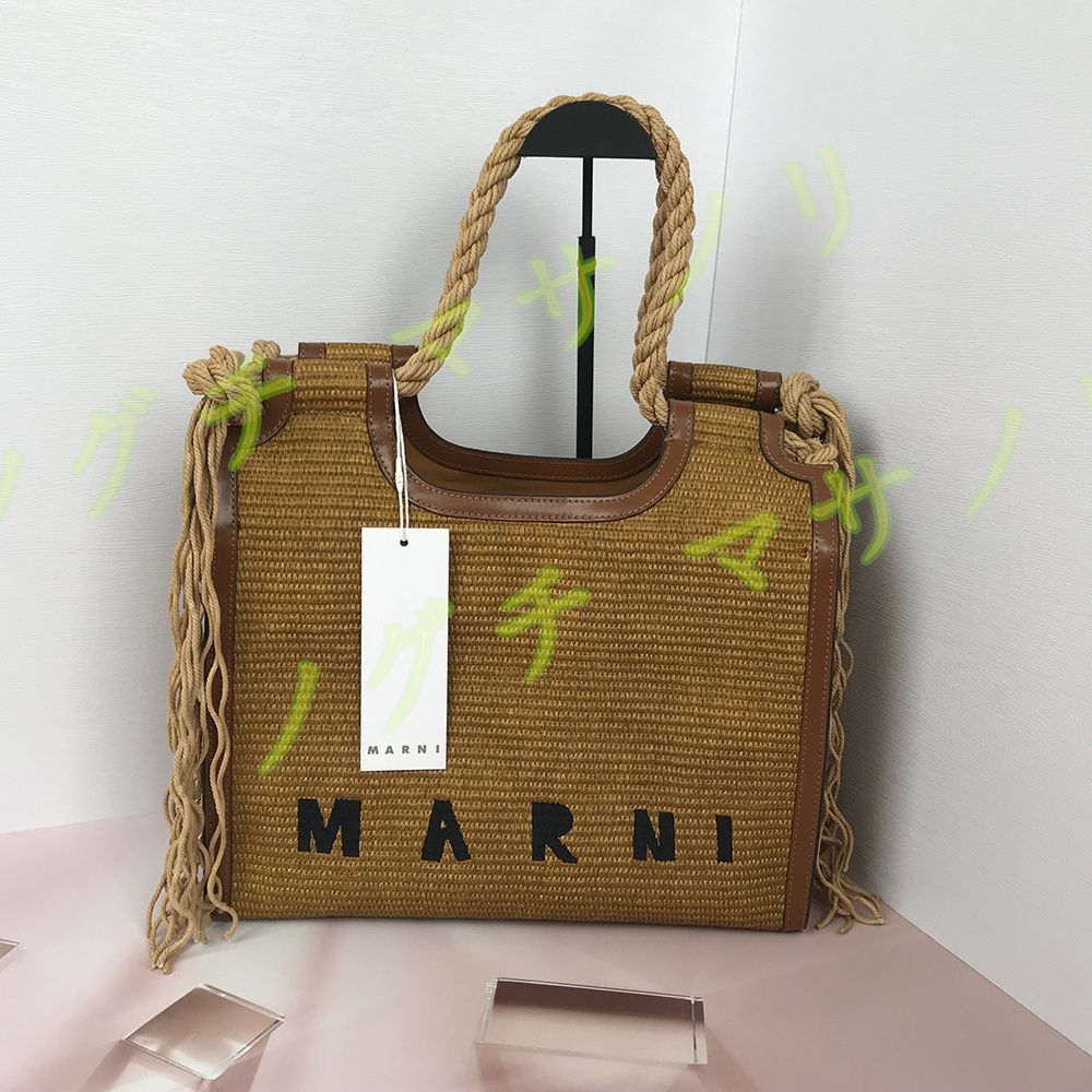 MARNI マルニ バーチカル サマーバッグ ロープハンドル - メルカリ