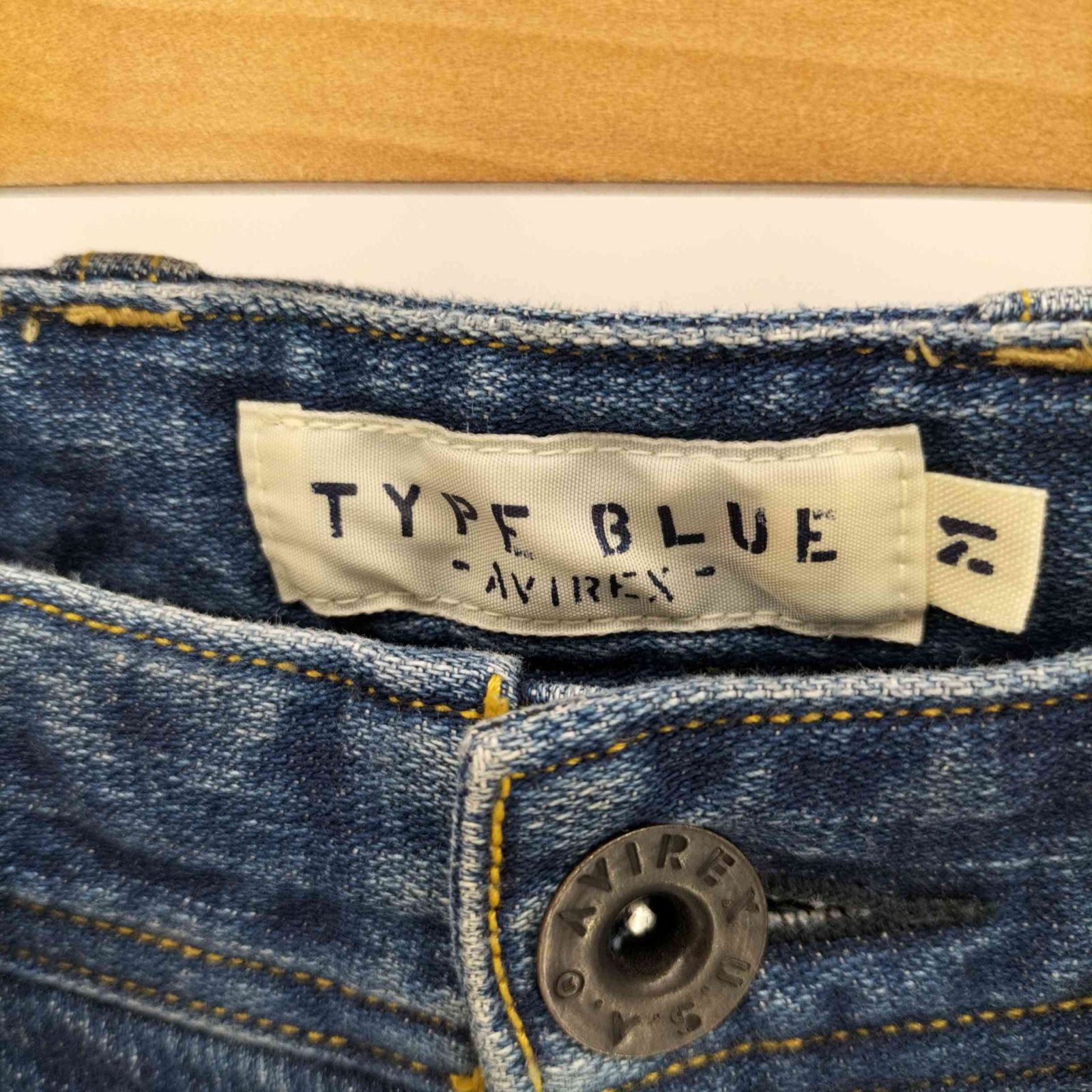 アヴィレックスAVIREX TYPE BLUE デニム カーゴパンツ ストレッチ AVIREX TYPE BLUE アヴィレックス・タイプブルー ストレッチ