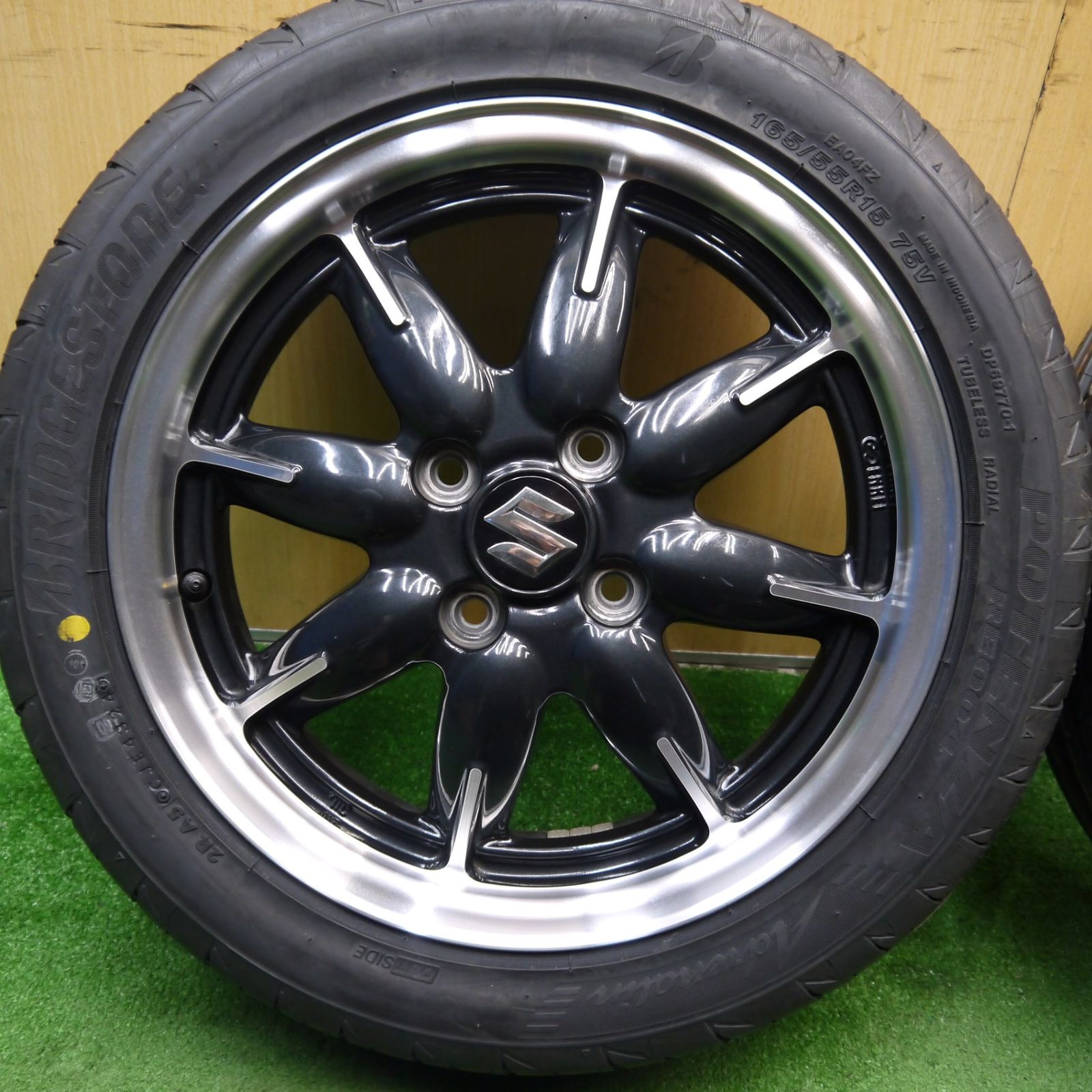 アルトターボRS純正ホイール 165/55R15 DUNLOP ENKEI - メルカリ