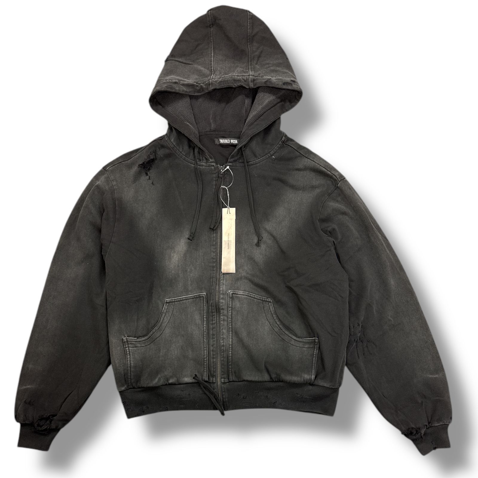 未使用品 Troubled Waters 25SS Sun Faded Hoodie サンフェード 